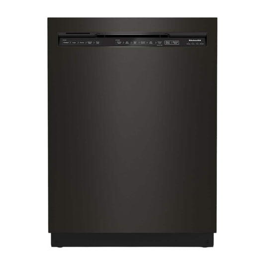 KitchenAid 24" Built-In Dishwasher with Advanced Clean Water Wash System & PrintShield™ Black Stainless Steel Finish