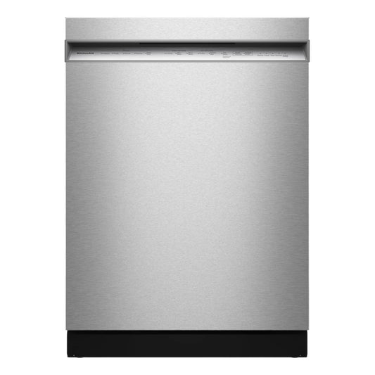 KitchenAid 24" Front Control Dishwasher with Third Level Jet Rack & 40+ Total Wash Jets – Stainless Steel