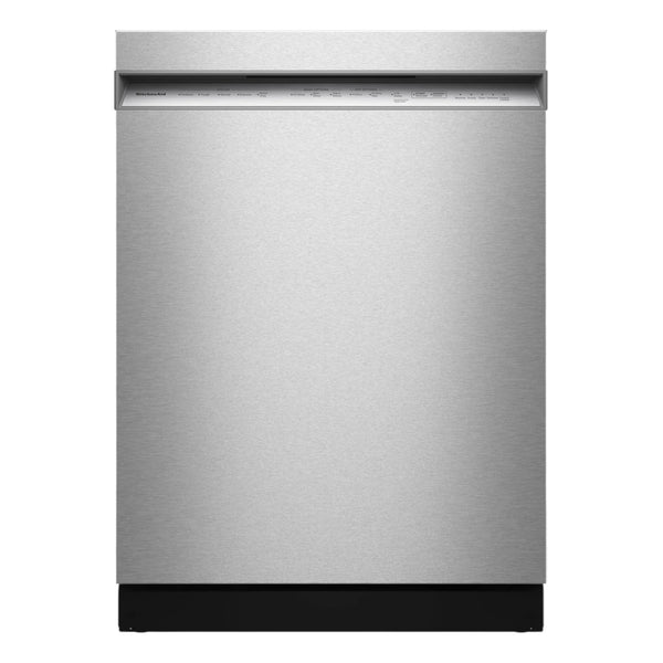 KitchenAid 24" Front Control Dishwasher with Third Level Jet Rack & 40+ Total Wash Jets – Stainless Steel