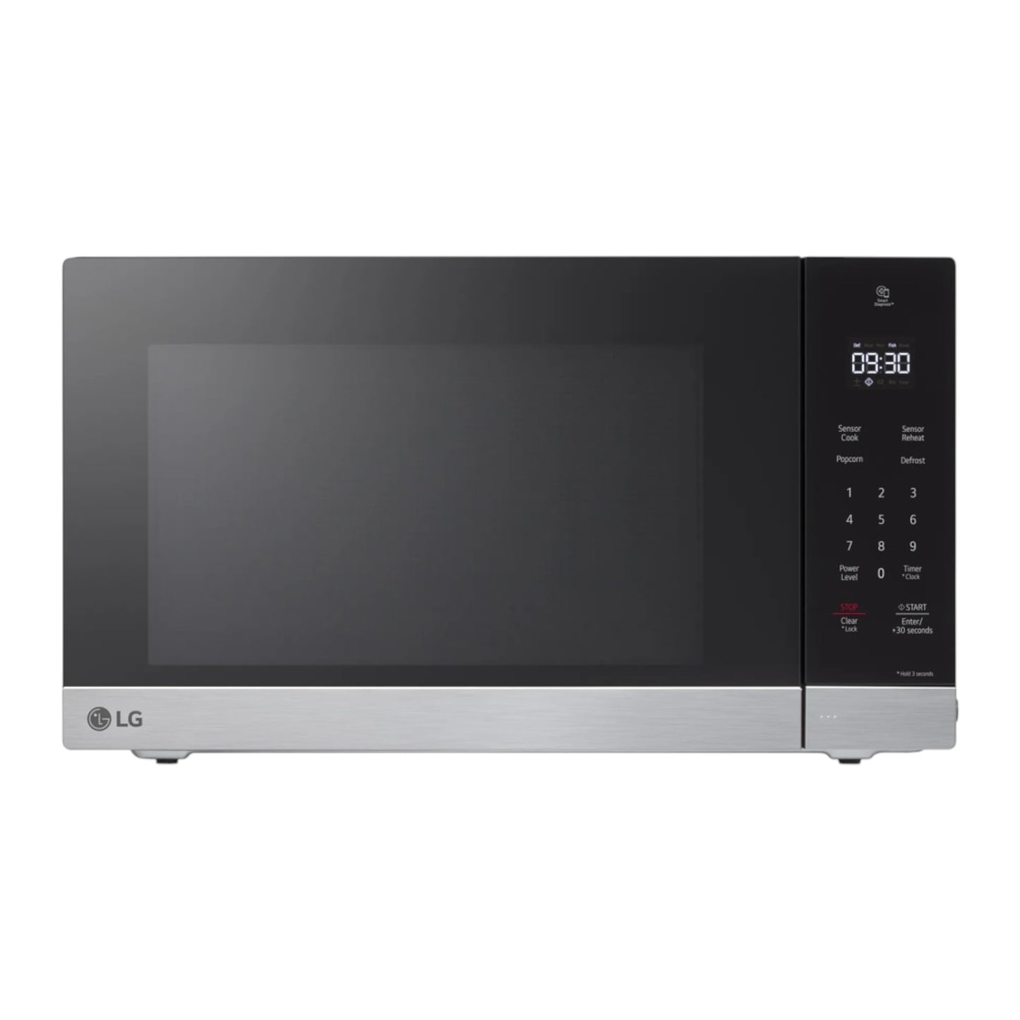 LG 1.5 cu ft Countertop Microwave with EasyClean Interior – Stainless Steel