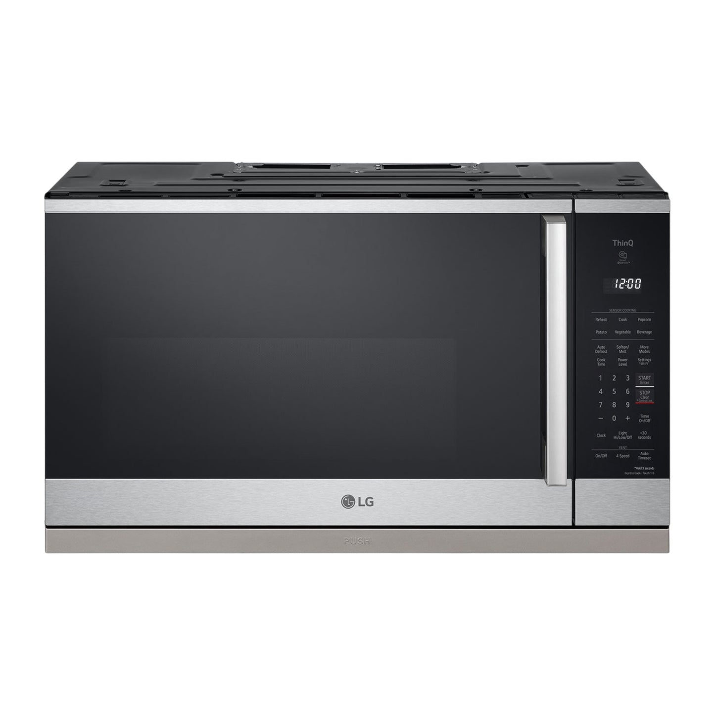 LG 2.1 cu ft Over-the-Range Microwave with ExtendVent® 2.0 & Sensor Cooking – Stainless Steel