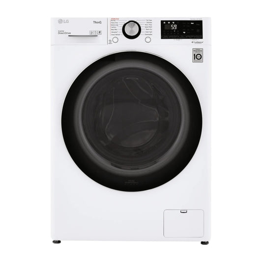 LG 2.4 cu ft Compact Smart All-in-One Washer & Dryer Combo with 6Motion™ Technology – White