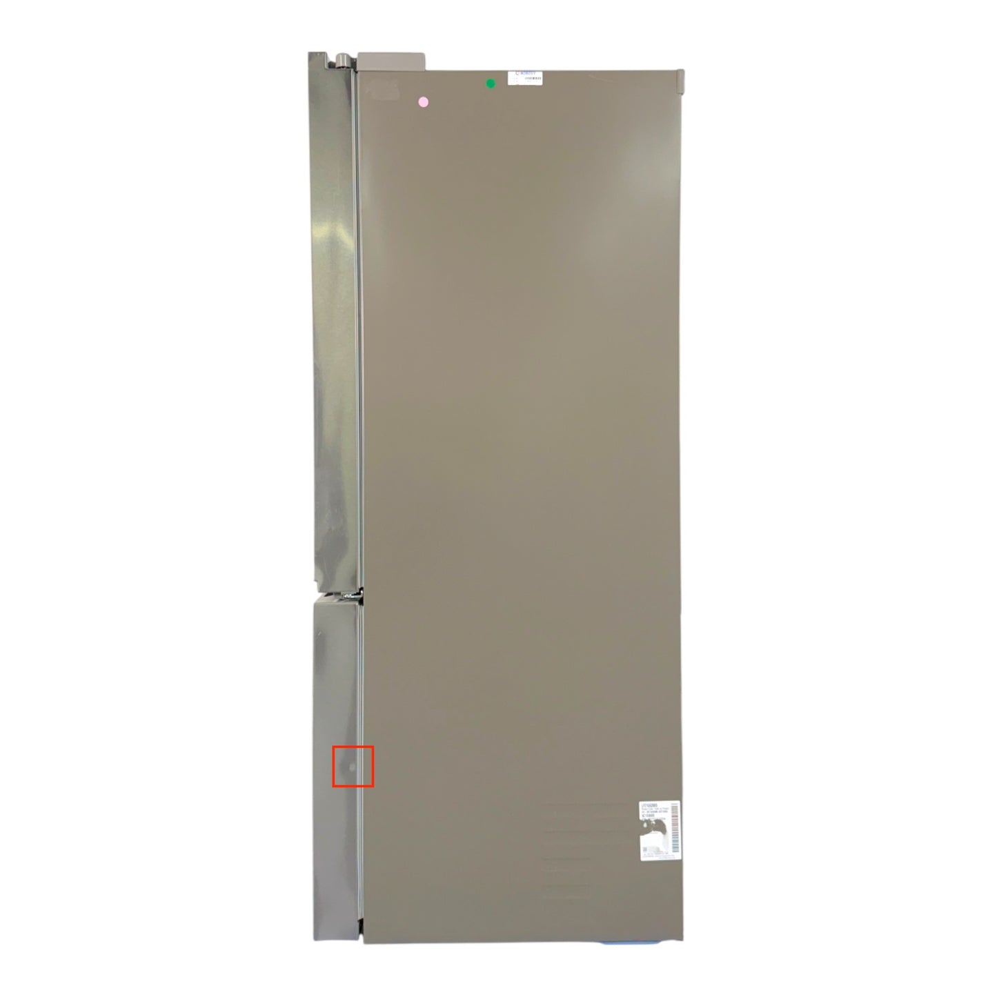 LG 21 cu ft 3-Door Counter-Depth MAX French Door Refrigerator – Stainless Steel