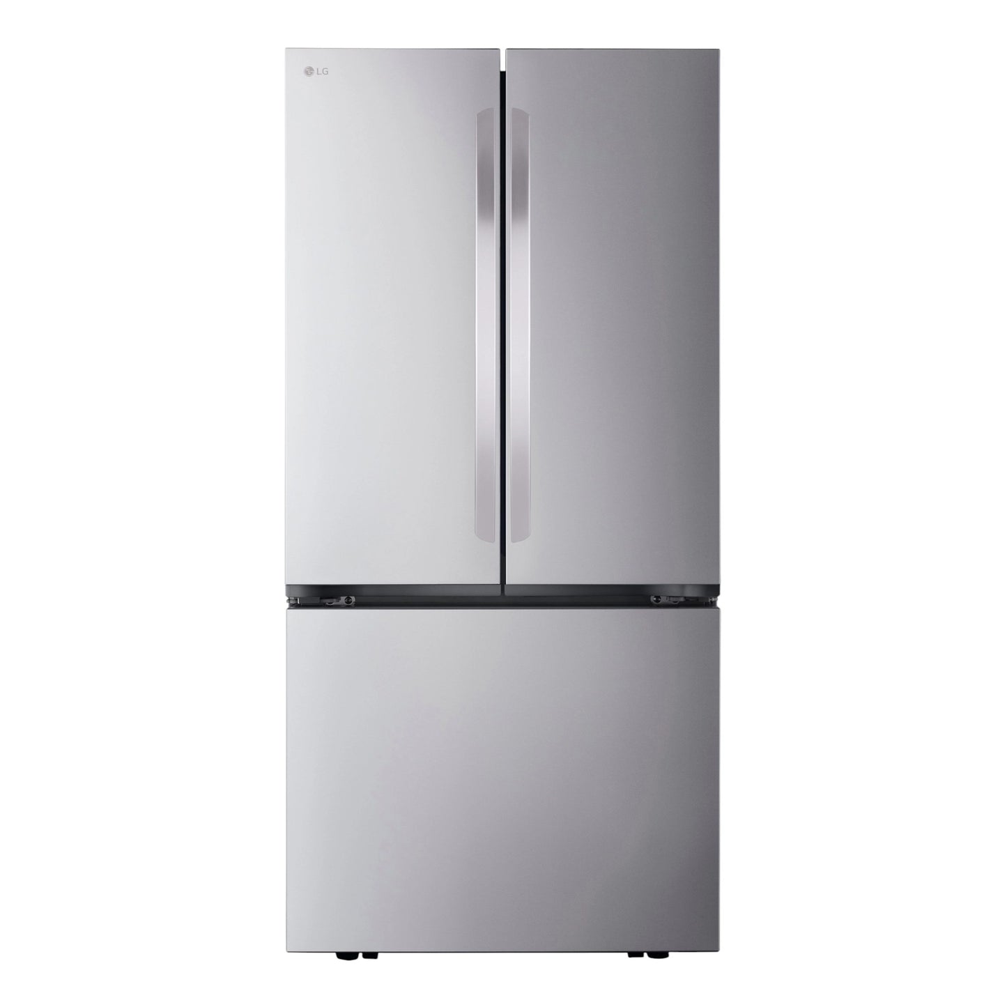 LG 21 cu ft 3-Door Counter-Depth MAX French Door Refrigerator – Stainless Steel