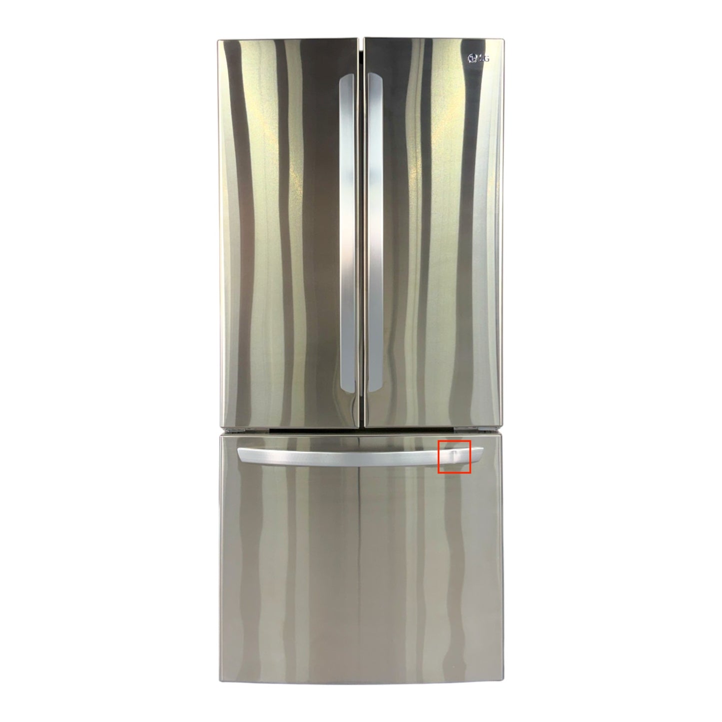 LG 22 cu ft French Door Refrigerator with Smart Cooling™ System & Multi-Air Flow™ Cooling – Stainless Steel