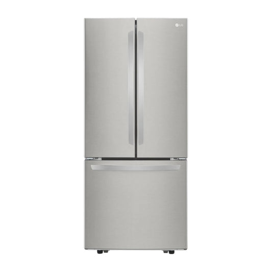 LG 22 cu ft French Door Refrigerator with Smart Cooling™ System & Multi-Air Flow™ Cooling – Stainless Steel