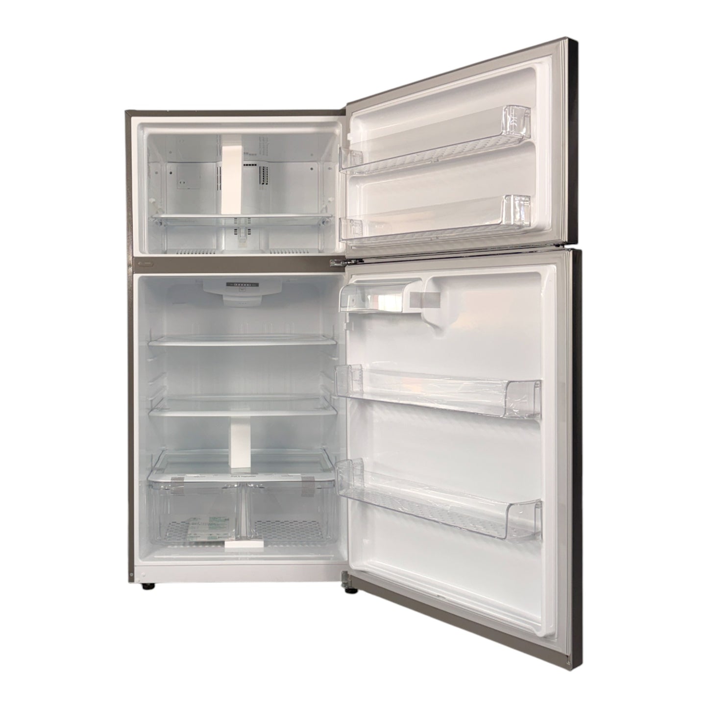 LG 24 cu ft Top-Freezer Refrigerator with Multi-Air Flow™ Cooling & Humidity-Controlled Crispers – Stainless Steel