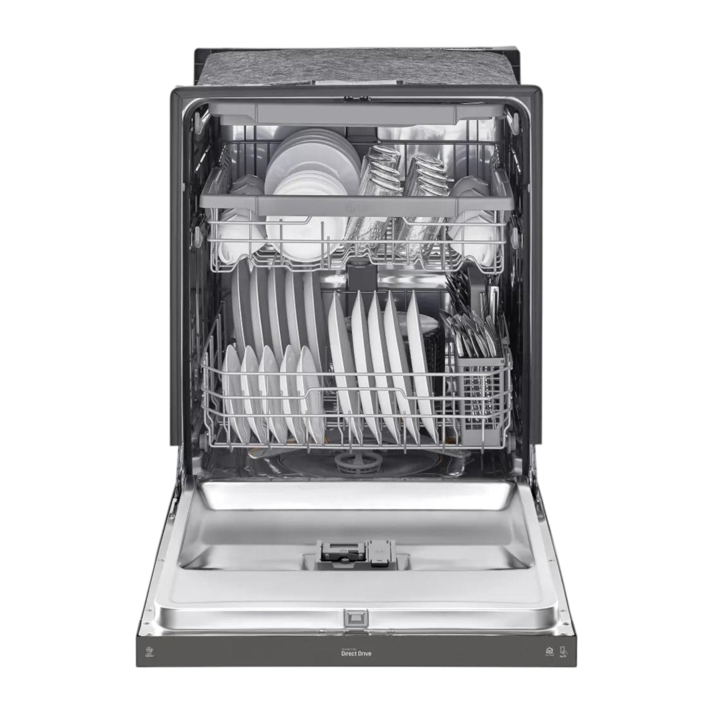 LG 24" Built-In Dishwasher with QuadWash® & Dynamic Dry™ – Black Stainless Steel