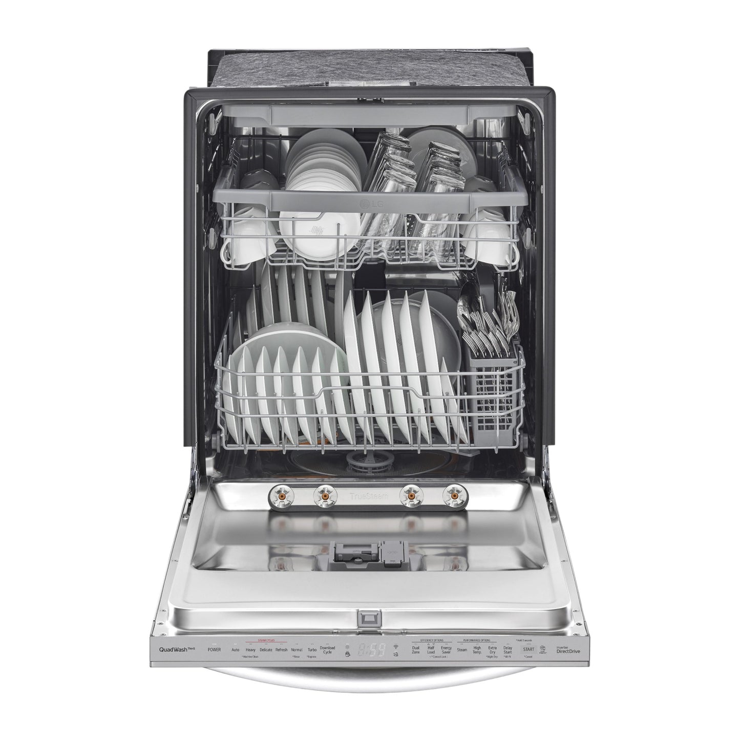 LG 24" Built-In Dishwasher with QuadWash® Pro & TrueSteam® – Stainless Steel