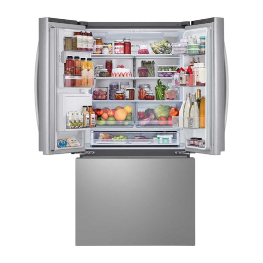 LG 26 cu ft Smart Counter-Depth MAX™ French Door Refrigerator with Craft Ice® & PrintProof™ Stainless Steel Finish