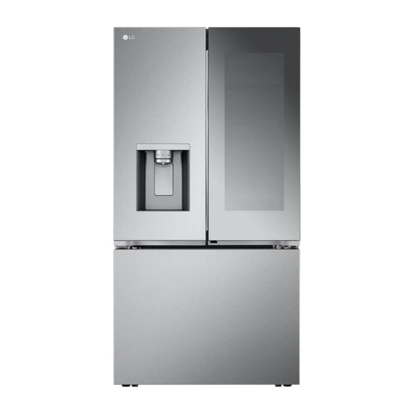 LG 26 cu ft Smart Counter-Depth MAX French Door Refrigerator with InstaView Door-in-Door & Craft Ice – Stainless Steel