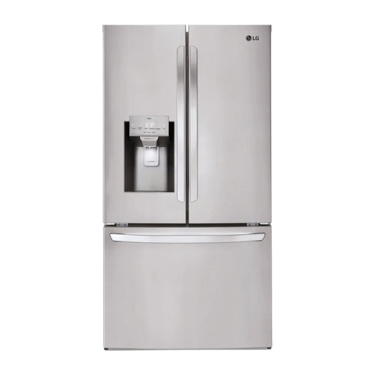 LG 28 cu ft Smart French Door Refrigerator with External Ice & Water Dispenser, Dual Ice Makers, Craft Ice® & Smart Cooling™ System – Stainless Steel