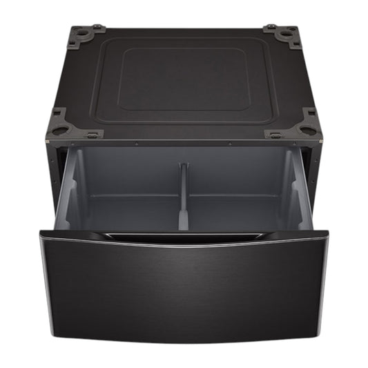 LG 29" Laundry Pedestal with Storage Drawer – Black Steel