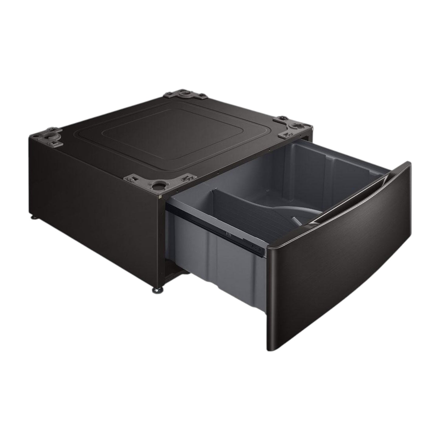 LG 29" Laundry Pedestal with Storage Drawer – Black Steel