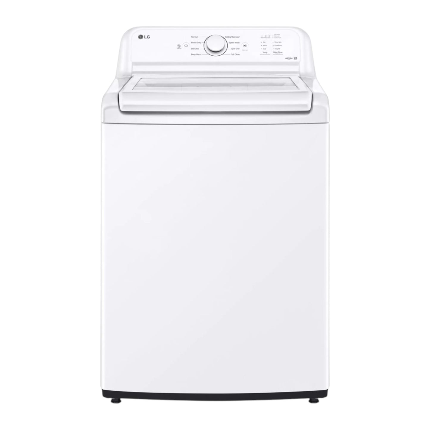 LG 4.1 cu ft Top Load Washer with Agitator & Deep Fill Option – White