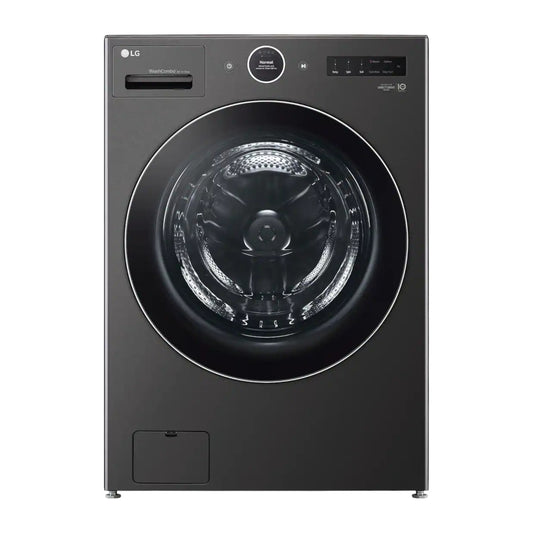 LG 5.0 cu ft Smart All-in-One Washer & Dryer Combo with AI Wash+Dry™, Inverter HeatPump™ & ezDispense® – Black Steel