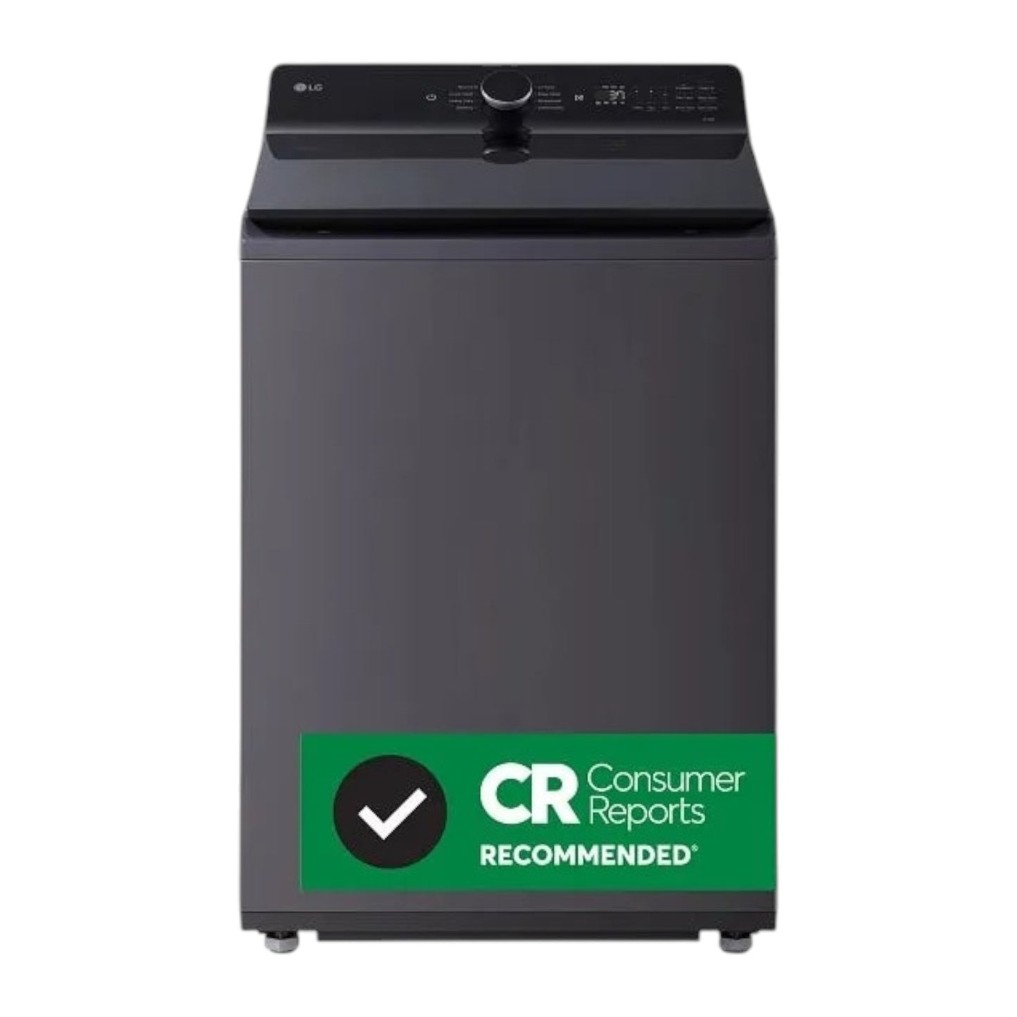 LG 5.5 cu ft Smart Top Load Washer with AI Direct Drive™, Agitator & Deep Fill Option – Matte Black