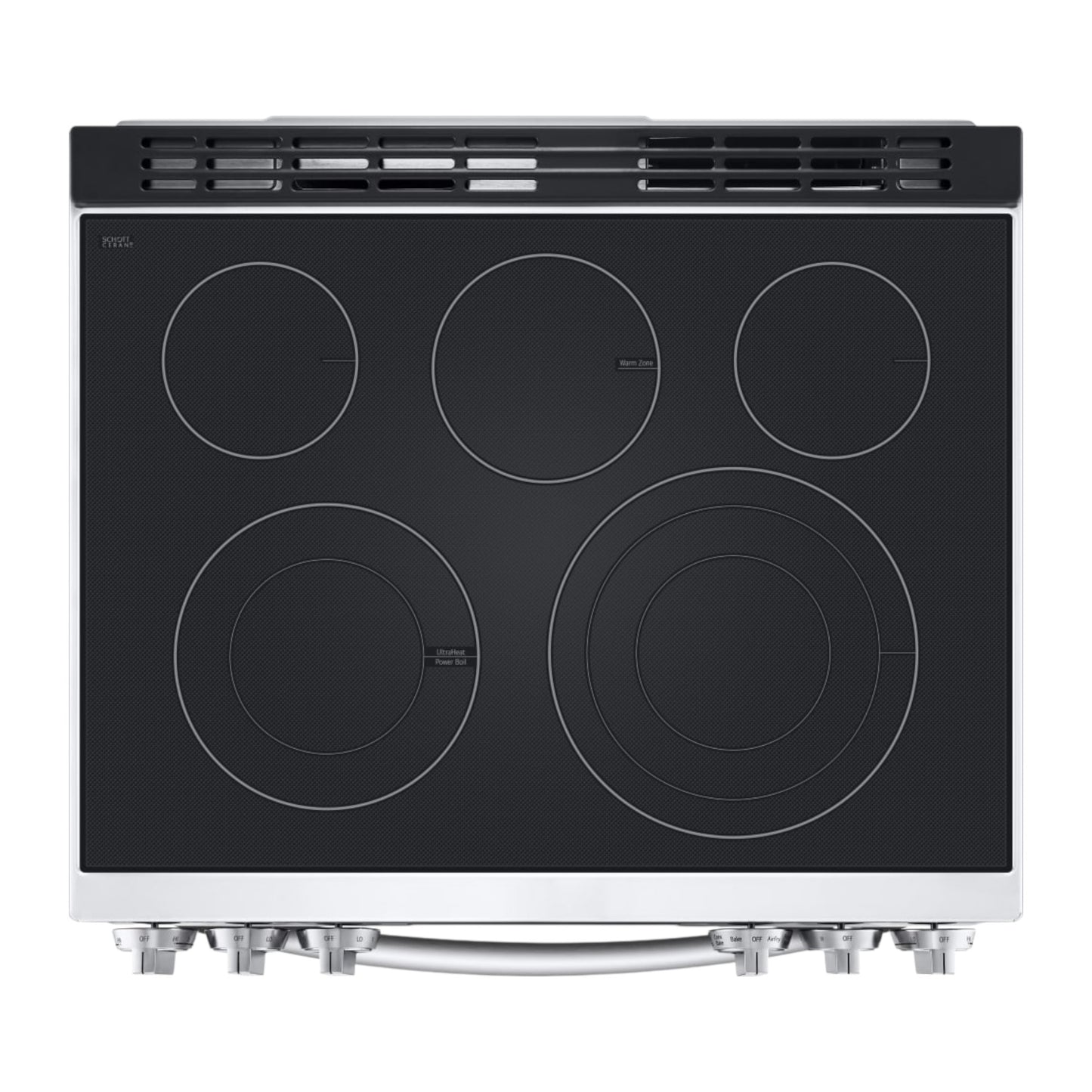LG 6.3 cu ft Smart Electric Slide-In Range with Air Fry, ProBake Convection® & InstaView® – Stainless Steel