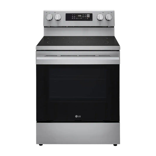 LG 6.3 cu ft Smart Wi-Fi Electric Range with Air Fry & EasyClean® – PrintProof™ Stainless