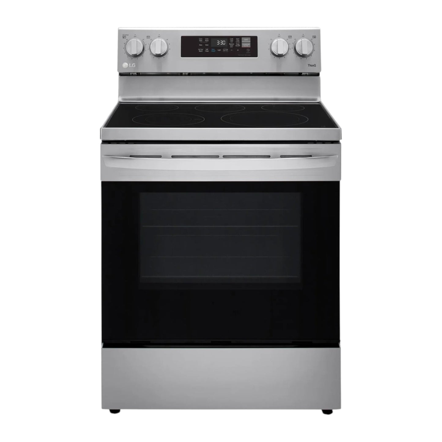 LG 6.3 cu ft Smart Wi-Fi Electric Range with Air Fry & EasyClean® – Stainless Steel