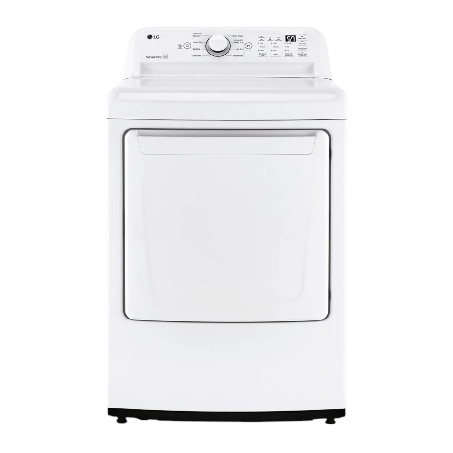 LG 7.3 cu ft Electric Dryer with Sensor Dry and FlowSense™ – White