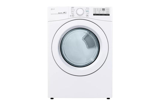 LG 7.4 cu ft Electric Dryer with Sensor Dry and FlowSense™ – White