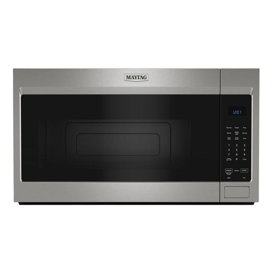 Maytag 1.7 cu. ft. Over-the-Range Microwave with Non-Stick Interior Coating – Fingerprint Resistant Stainless Steel