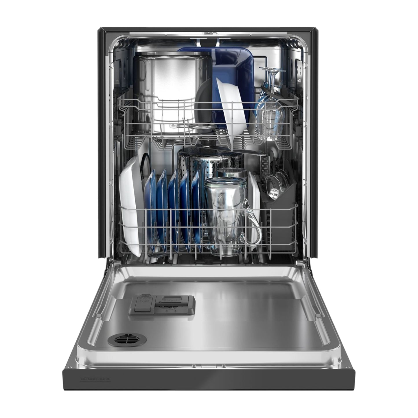Maytag 24" Built-In Dishwasher with Dual Power Filtration & PowerBlast® Cycle – Black