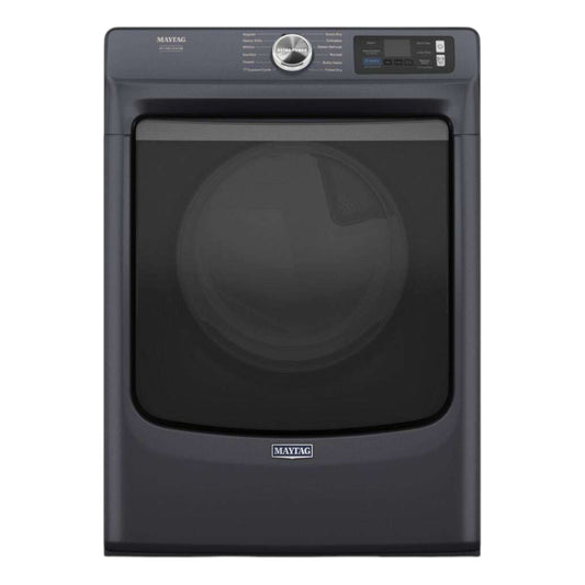 Maytag 7.4 cu. ft. Smart Pet Pro Front Load Gas Dryer with Extra Power Button – Midnight Steel