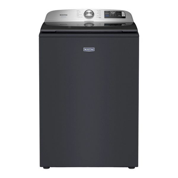 Noboxy Maytag 5.2 cu. ft. smart top load washer in Midnight Steel with Pet Pro system and digital control panel