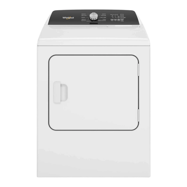 Noboxy Whirlpool 7.0 cu. ft. white electric dryer with moisture sensing and top control panel