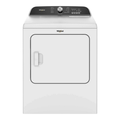 Noboxy Whirlpool 7.0 cu. ft. white front load electric dryer with moisture sensing and steam refresh features
