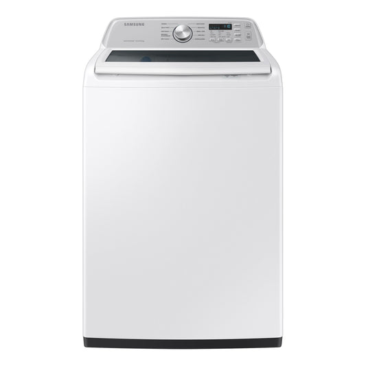 Samsung 4.7 cu. ft. Smart Top Load Washer with Active WaterJet and SmartThings – White