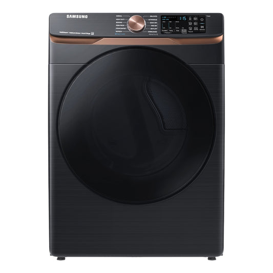 Samsung 7.5 cu. ft. Smart Electric Dryer with Steam Sanitize+ & Sensor Dry – Brushed Black