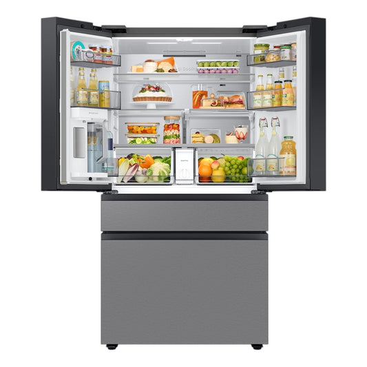 Samsung Bespoke 29 cu. ft. 4-Door French Door Refrigerator with Beverage Center and FlexZone™ Drawer – Stainless Steel