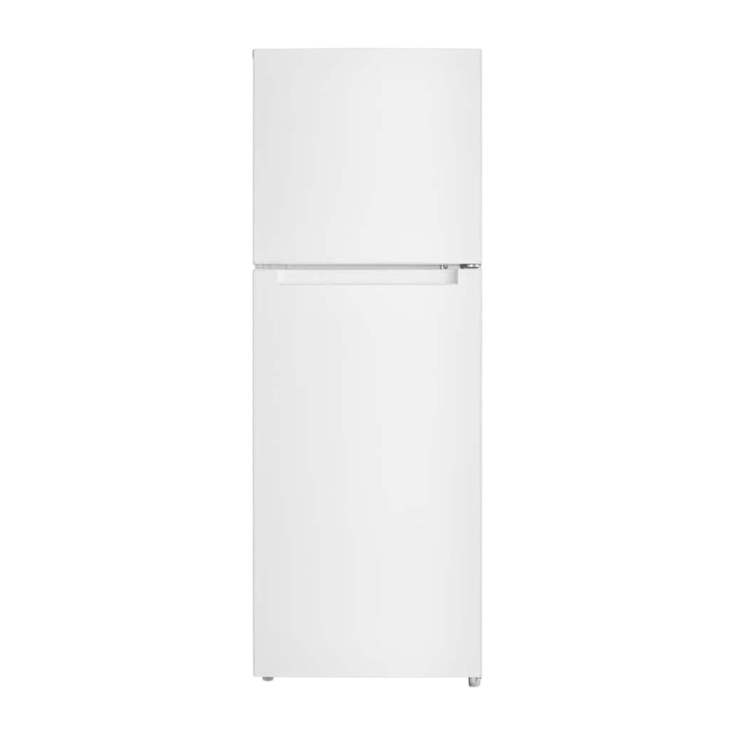 Vissani 10.1 cu ft Top-Freezer Refrigerator with Adjustable Glass Shelves & Reversible Door – White