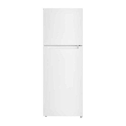 Vissani 10.1 cu ft Top-Freezer Refrigerator with Adjustable Glass Shelves & Reversible Door – White