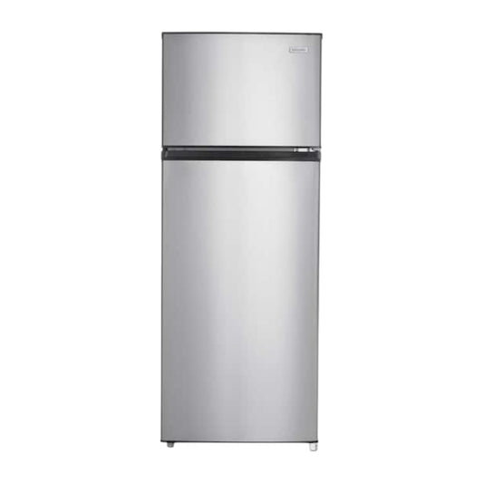 Vissani 7.1 cu ft Upright Freezer with Adjustable Shelves & Manual Defrost – Stainless Steel