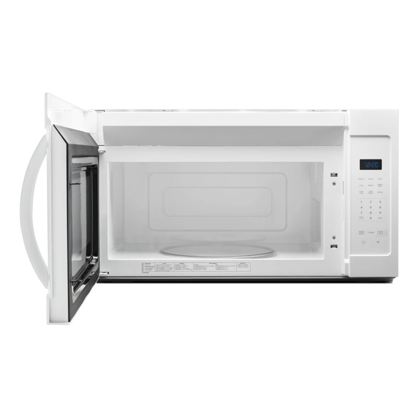 Whirlpool 1.7 cu. ft. Microwave Hood Combination with Electronic Touch Controls – White