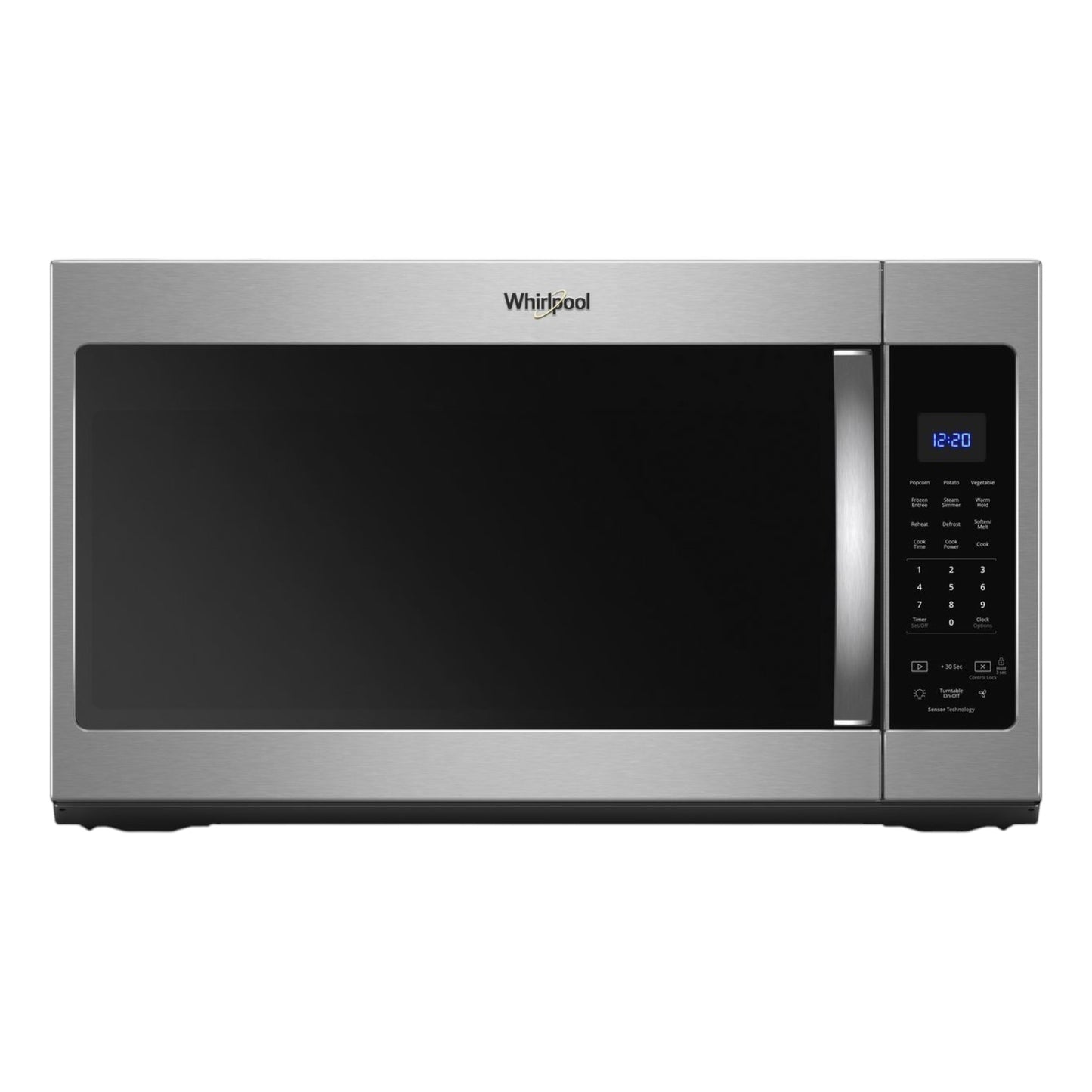 Whirlpool 1.9 cu. ft. Steam Microwave with Sensor Cooking – Fingerprint Resistant Stainless Steel