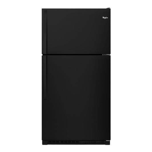 Whirlpool 20 cu. ft. 33-in Top Freezer Refrigerator – Black