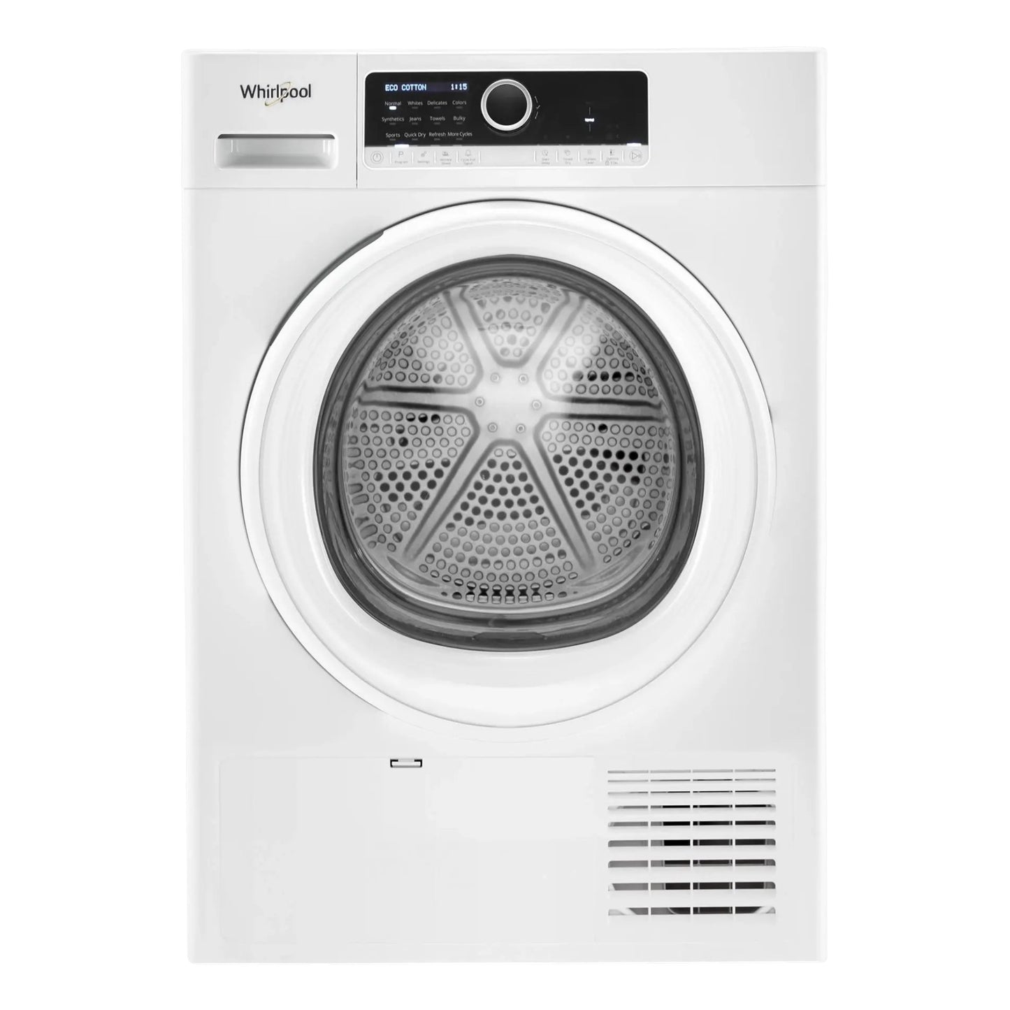 Whirlpool 24-Inch 4.3 cu. ft. Small Space Ventless Electric Dryer – White