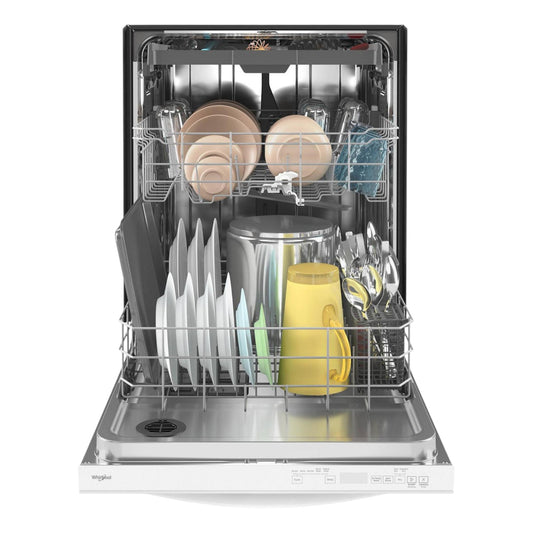 Whirlpool 24" Built-In Dishwasher with AI Intelligent Wash & Hidden Controls – Stainless Steel