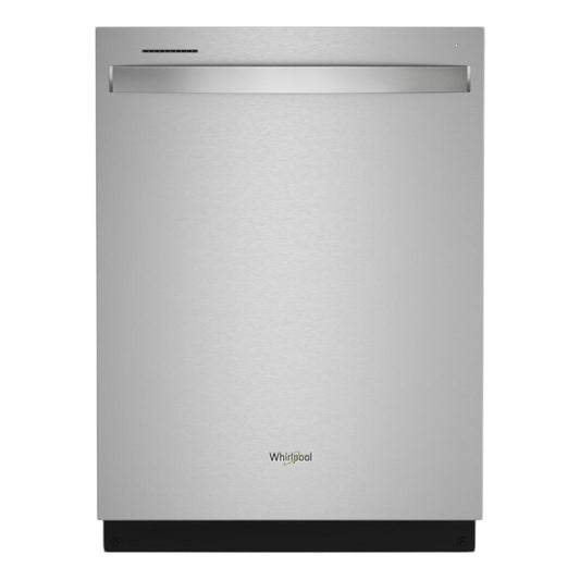 Whirlpool 24" Built-In Dishwasher with AI Intelligent Wash & Hidden Controls – Stainless Steel