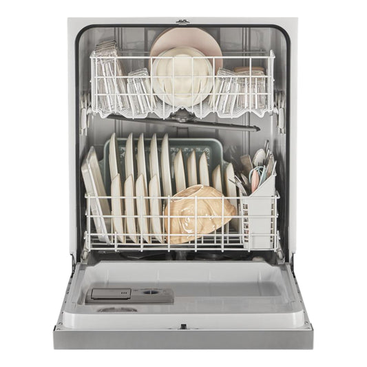 Whirlpool 24" Built-In Dishwasher with Boost Cycle & Heated Dry – Stainless Steel
