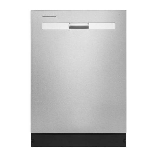 Whirlpool 24" Fingerprint Resistant Stainless Steel Dishwasher with Sensor Cycle, Soil Sensor & Heated Dry Option – Stainless Steel