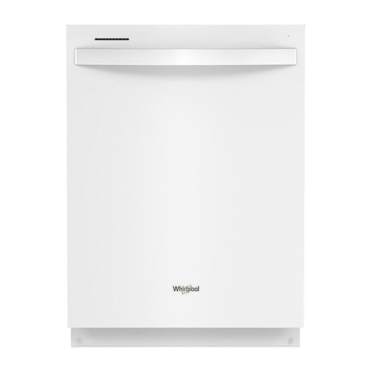Whirlpool 24" Top-Control Dishwasher with Sensor Cycle & Adjustable Upper Rack – White