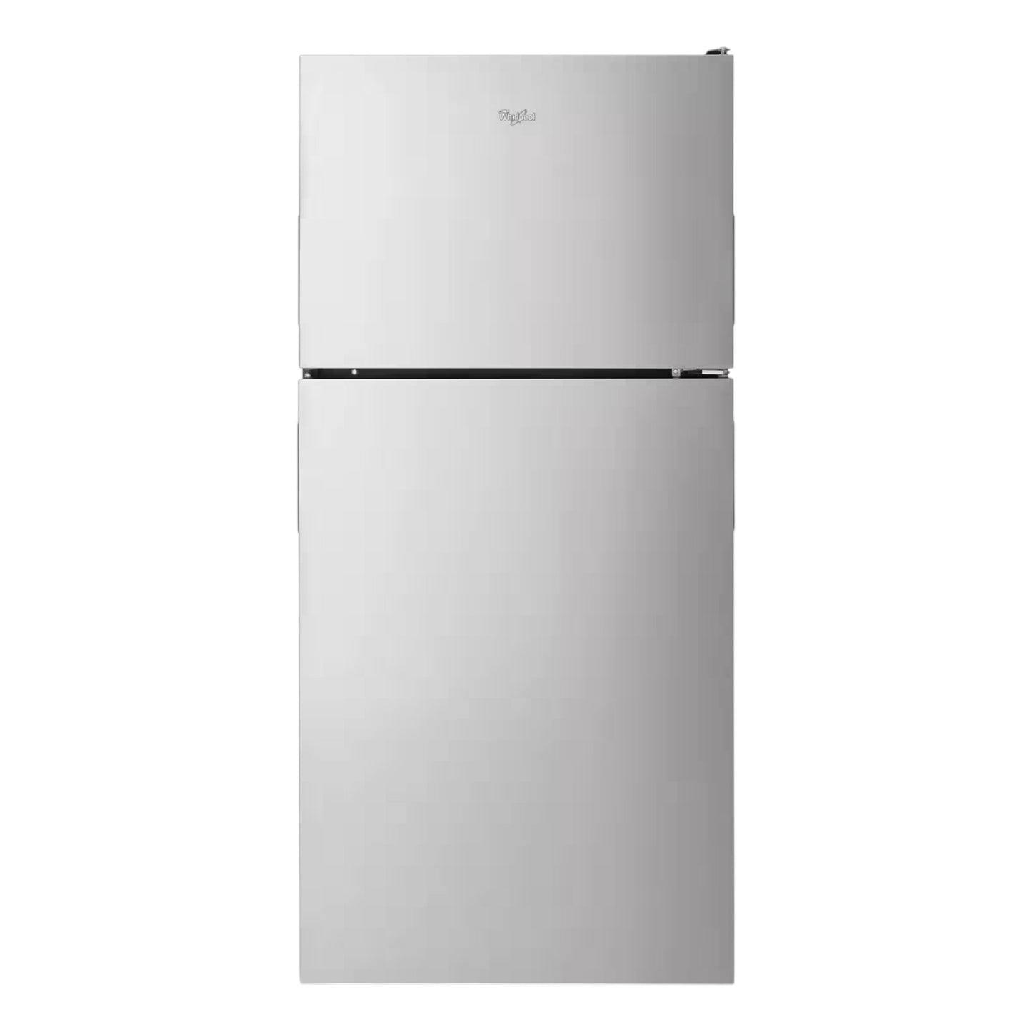 Whirlpool 30-Inch 18 cu. ft. Top Freezer Refrigerator with Factory-Installed Icemaker – Fingerprint Resistant Stainless Steel