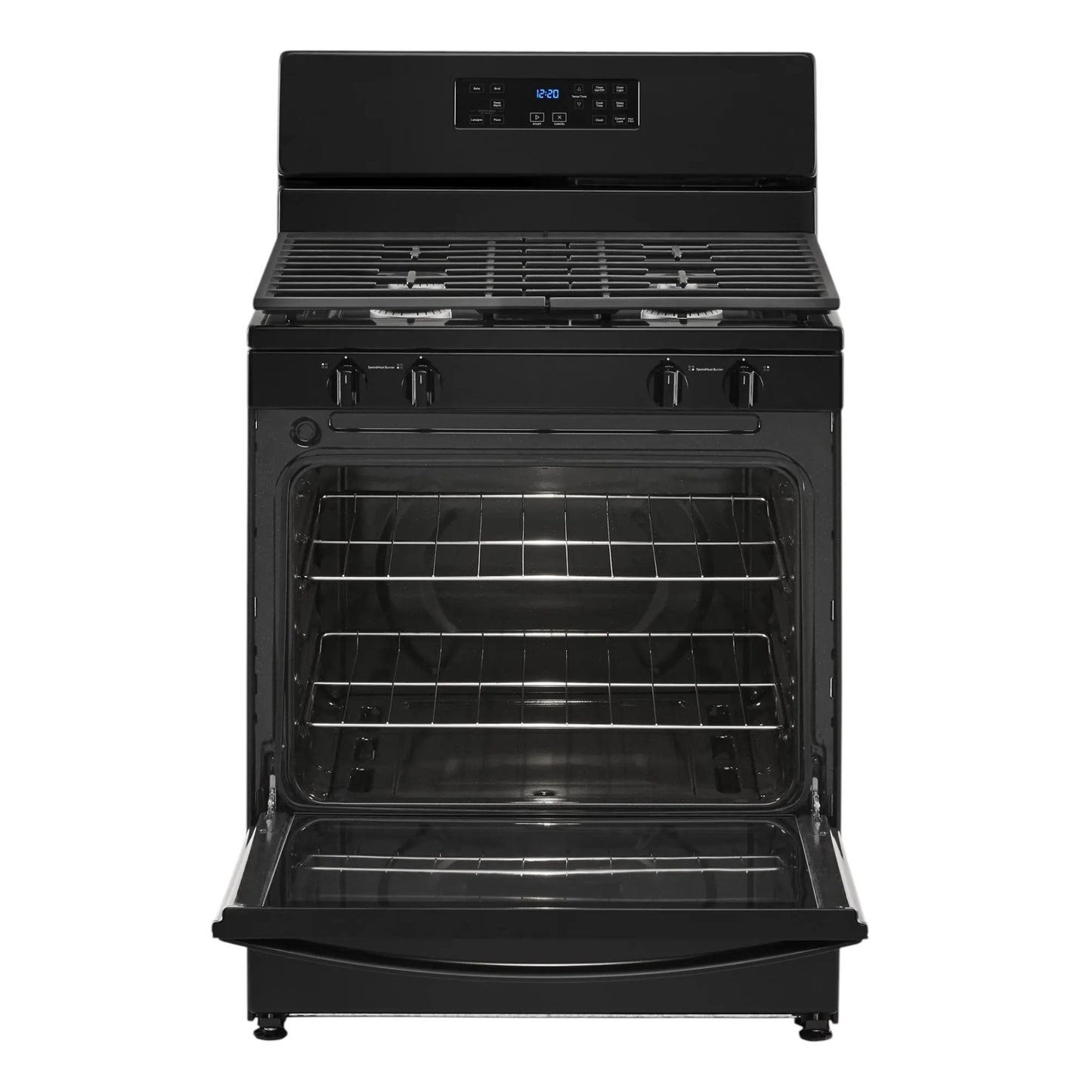 Whirlpool 5.1 cu. ft. Freestanding Gas Range with SpeedHeat™ Burner and Broiler Drawer – Black