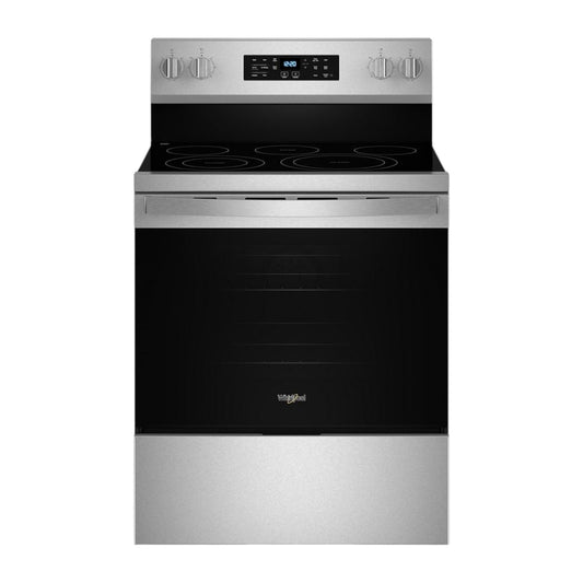 Whirlpool 5.3 cu ft Smart Slide-In Electric Range with Air Fry Cooking Technology, Convection & Self-Cleaning Oven – Stainless Steel